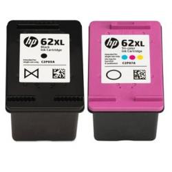 Cartucho de tinta HP 62XL Pack 2 Negro / Tricolor  Compatible