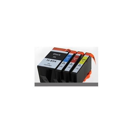 Cartucho de tinta HP 934XL+935XL Pack 4 colores  Compatible