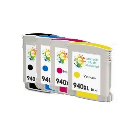 Cartucho de tinta HP 940XL Pack 4 colores  Premium