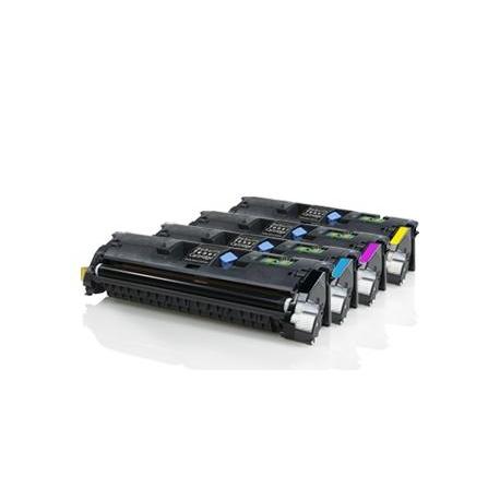 Tóner HP C9700/1/2/3A Pack 4 colores Compatible