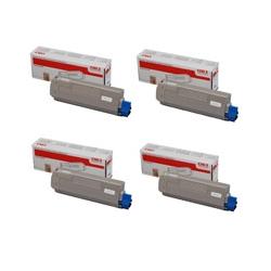 Tóner OKI ES7411 / ES3032A4  Pack 4 colores Compatible