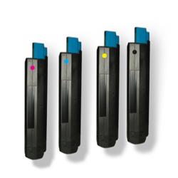 Tóner OKI ES1624 / ES1624 MFP Pack 4 colores Compatible