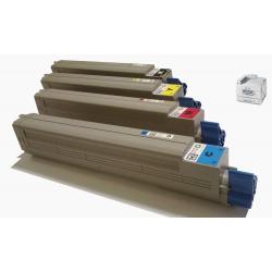 Tóner OKI ES9410 Pack 4 colores Compatible