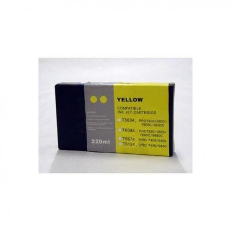 Cartucho de tinta EPSON T563400 Amarillo Compatible