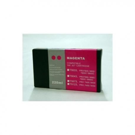 Cartucho de tinta EPSON T563300 Magenta Compatible