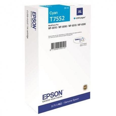 Cartucho de tinta EPSON T7552 Cían Original