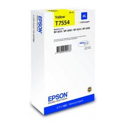 Cartucho de tinta EPSON T7554 Amarillo Original