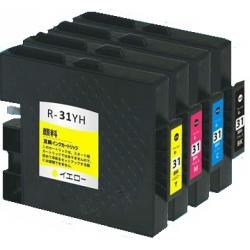Cartucho de Tinta Ricoh GC 31 Multipack 4 tintas Compatible