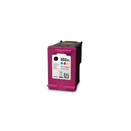 Cartucho de tinta HP 302XL Tricolor Compatible