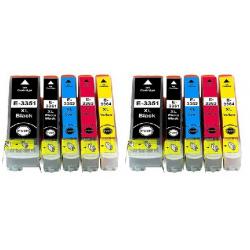 Cartucho de tinta EPSON T3357 Multipack 10 tintas  XL Compatible