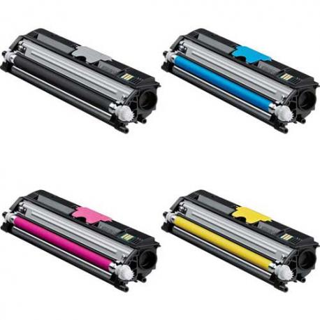 Tóner Konica Minolta Magicolor 1600W Multipack 4 colores Compatible