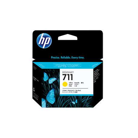 Multipack tinta HP 711 Amarillo Original