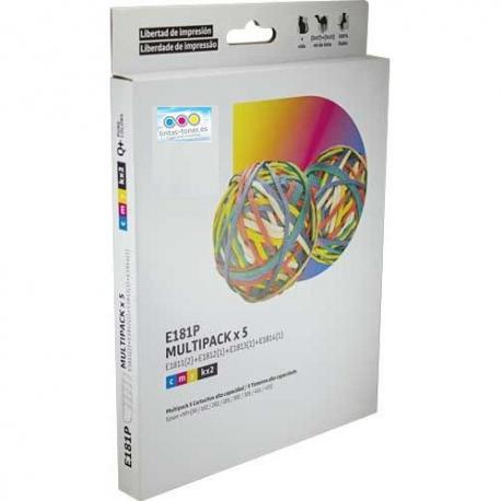 Tinta EPSON 18XL Multipack  5 Tintas Compatible