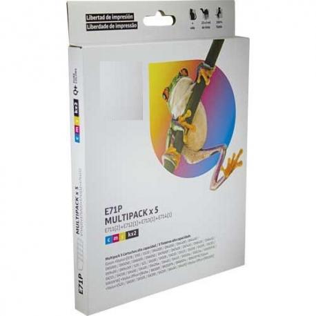Tinta EPSON T0715 Multipack 5 tintas Compatible