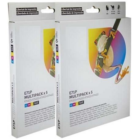 Tinta EPSON T0715 Multipack 10 tintas  Compatible
