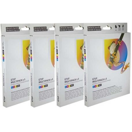 Tinta EPSON T0715 Multipack 20 tintas  Compatible