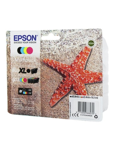 Tinta EPSON 603XL/603 Multipack 4 colores Original