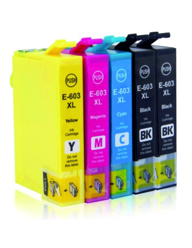 Tinta EPSON 603XL Multipack 5 tinta Compatible
