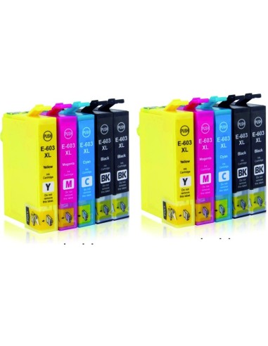 Tinta EPSON 603XL Multipack 10 tintas Compatible