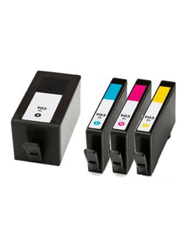 Tinta HP903XL Pack 4 tintas Compatible