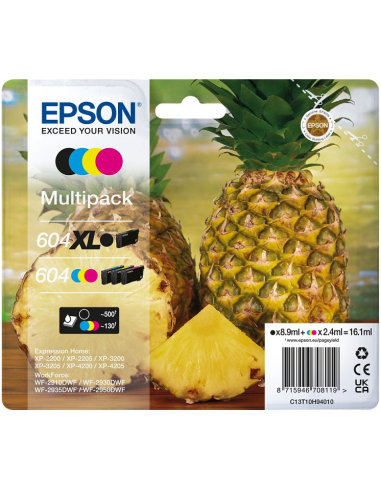 Tinta EPSON 604XL/604 Multipack Original