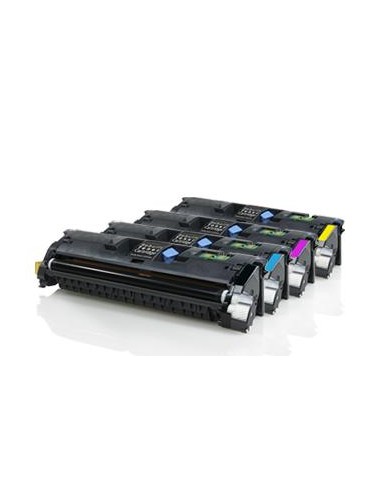 Tóner HP Q3960/1/2/3A Pack 4 colores Compatible