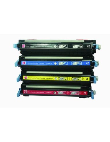 Tóner HP Q6470/1/2/3A Pack 4 colores Compatible