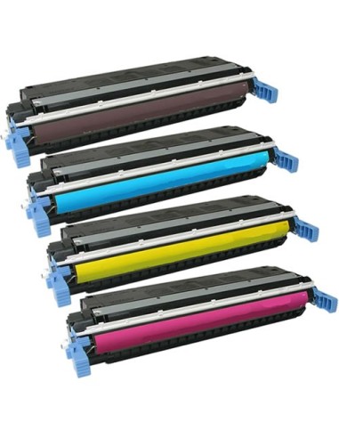 Tóner HP C9730/1/2/3A Pack 4 colores Premium