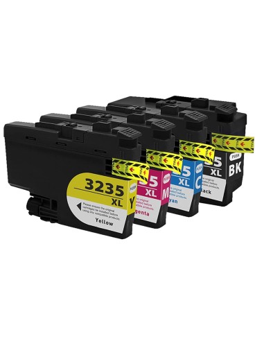 Tinta Brother LC-3235XL Multipack Compatible