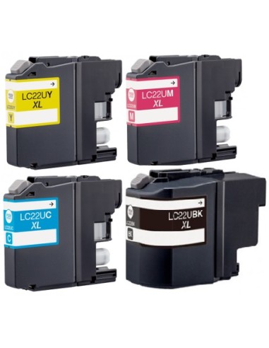 Tinta Brother LC-22U Multipack Compatible