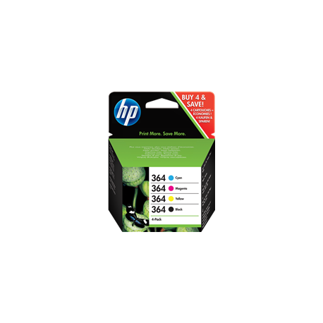 Cartucho de tinta HP 364 Pack 4 colores Original